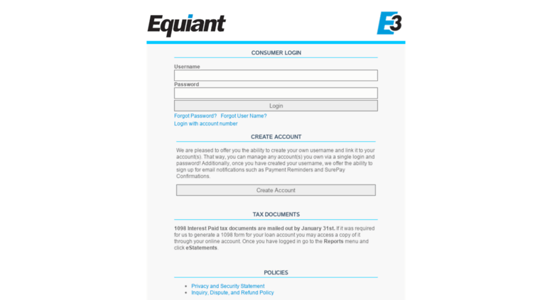 Access My equiant Equiant Consumer Central