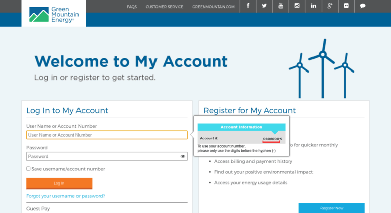 Access Myaccount greenmountain My Account Login Green Mountain 