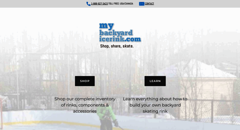 Access Mybackyardicerink Com Backyard Ice Rinks Build A Home Ice