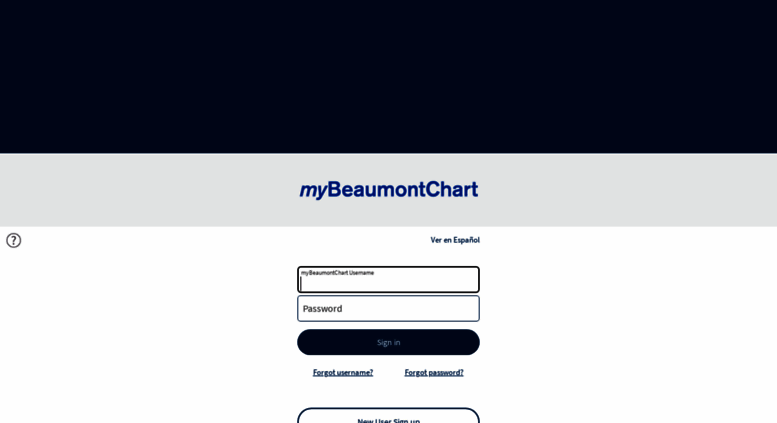 My Beaumont Chart Activation Code