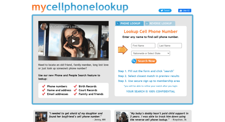 finding cell phone number of friend