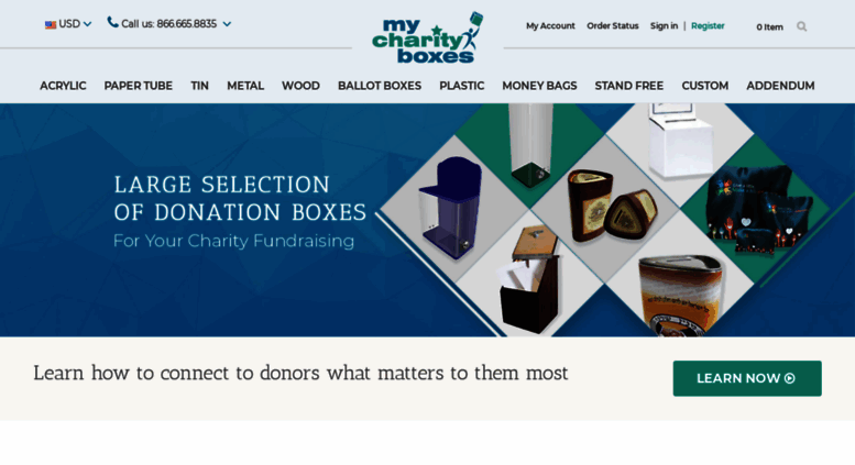 Access Mycharityboxes Com Charity Boxes Donation Boxes And