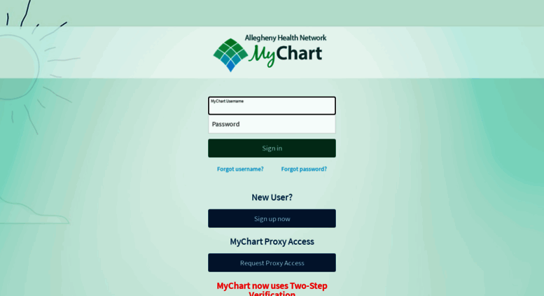 Access mychart.ahn.org. MyChart - Application Error Page