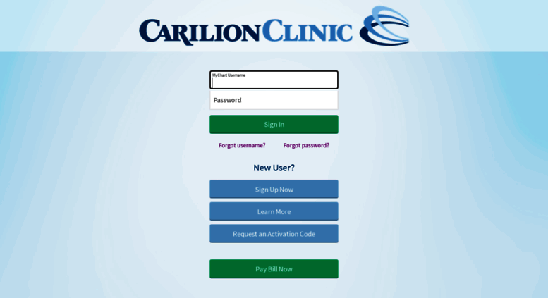 Carilion Clinic My Chart - Gallery Of Chart 2019