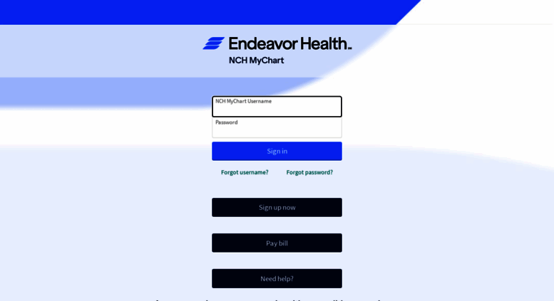 Access Mychart nch NCH MyChart Application Error Page