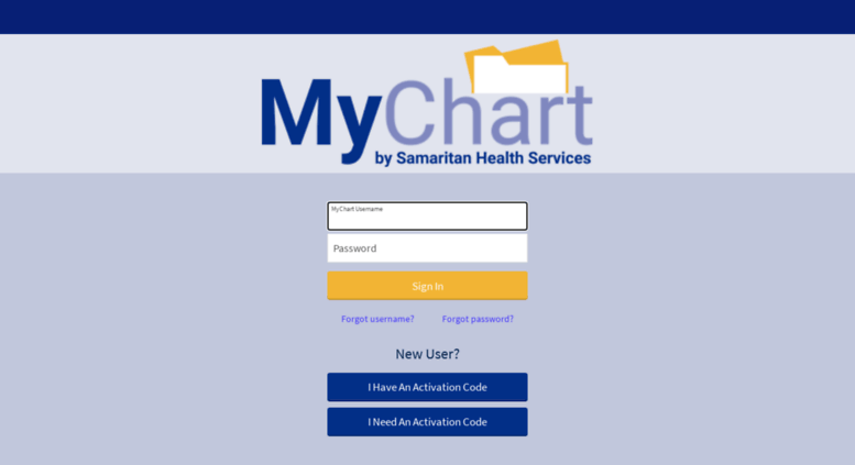 Samaritan Health My Chart