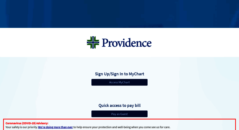Providence My Chart Customer Service