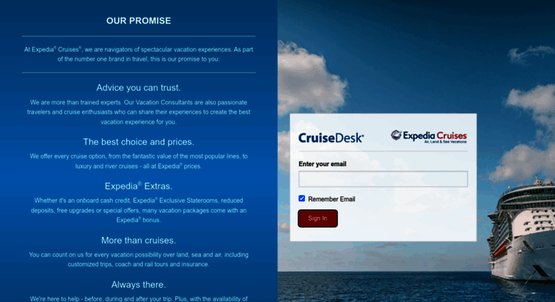 Access Mycruisedesk Partner Central Login