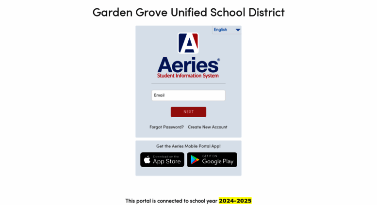 Access mykids.ggusd.us. Aeries: Portals