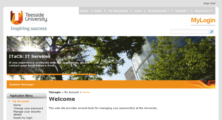 Access mylogin.tees.ac.uk. Sign In