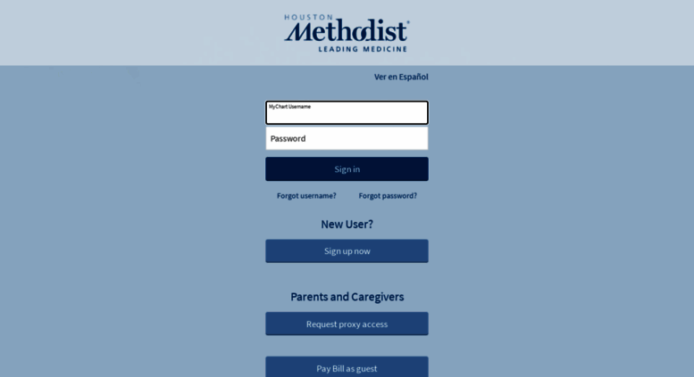 Mychart Login Methodist