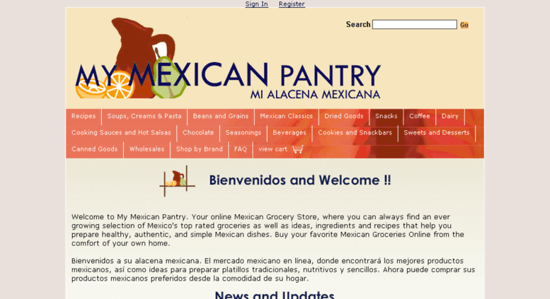 Access Mymexicanpantry Com Mexican Supermarket Online Mexican