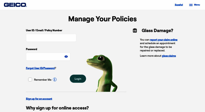 access-mypolicy-geico-online-service-center-geico