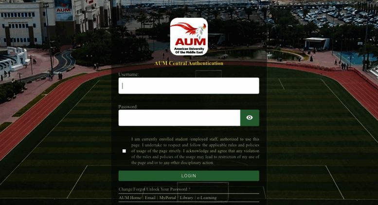 Access myportal.aum.edu.kw. AUM Central Authentication - CAS – Central ...