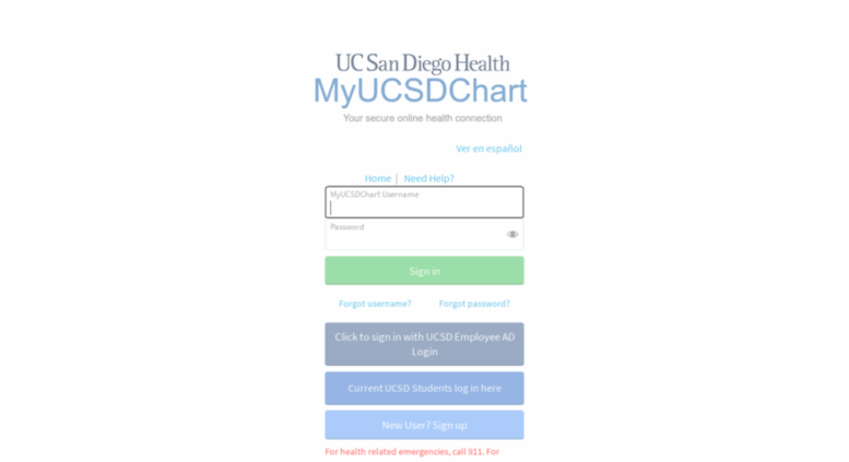 Ucsd Medical Chart