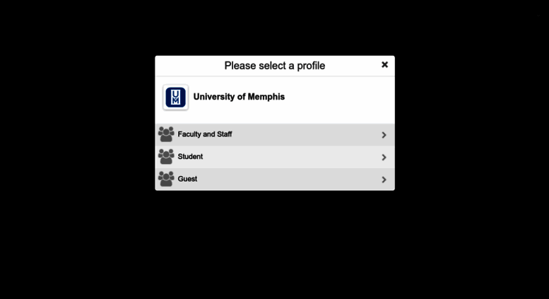 Access Myuofm memphis edu UofM Login Service Error