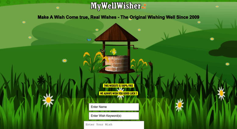 Wish Page On Real Wishes Com