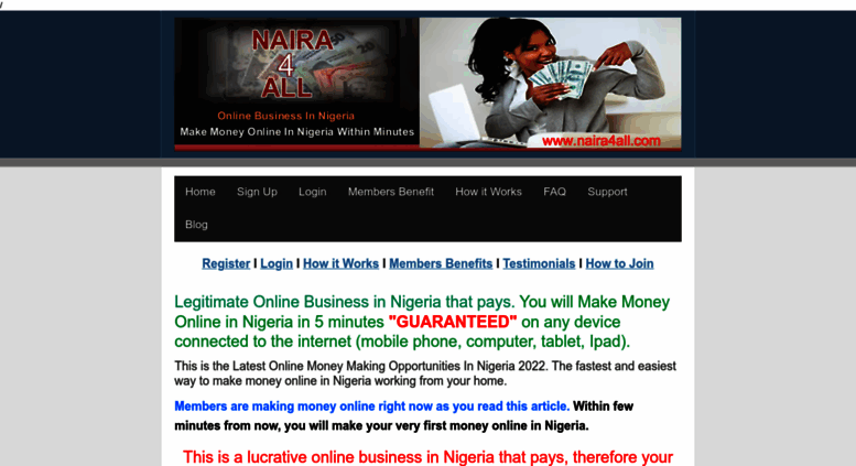 make money online in nigeria nigeria without a website