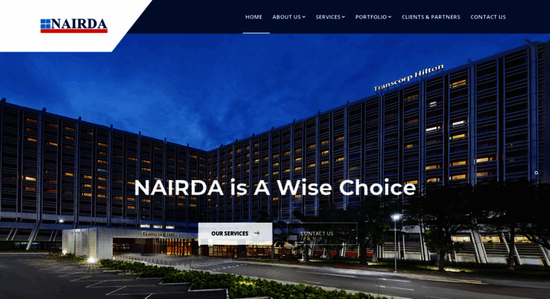 Access nairda.com. Home - Nairda - MEP Contractor