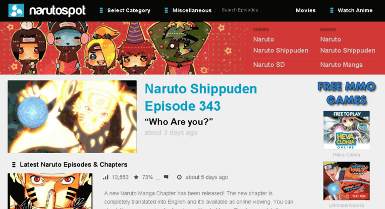Access narutotake.com. Watch Naruto Shippuden Episodes Watch Subbed and