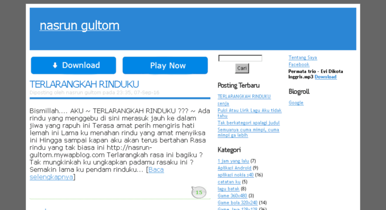 Partitur Lagu Rasa Ini Vierra