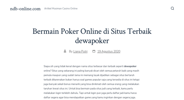 Casino Online Ndb