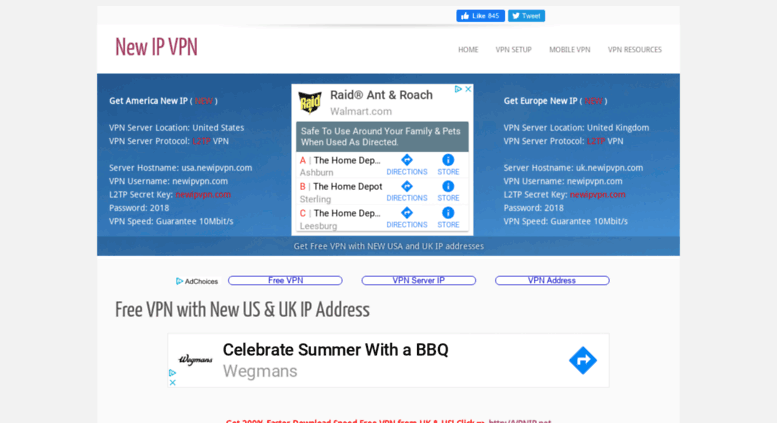 Access Newipvpn Com Free Vpn With New Us Uk Ip Address New Ip Vpn