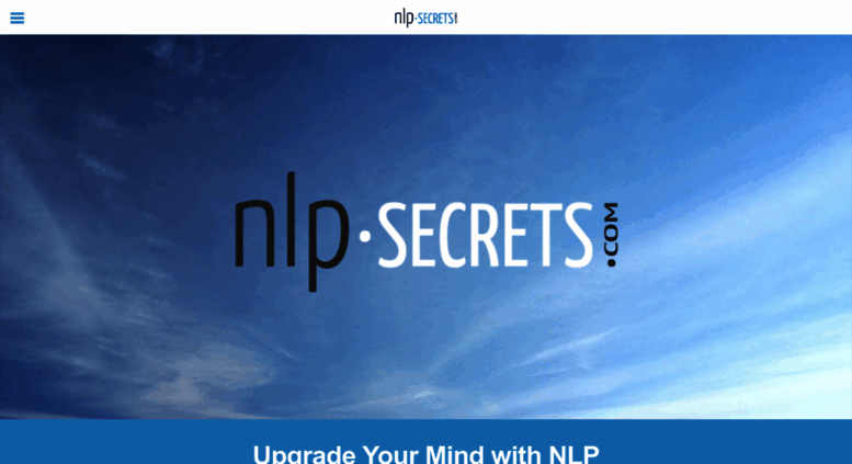NLP Secrets: Upgrade Your Mind with Neuro-Linguistic Programming