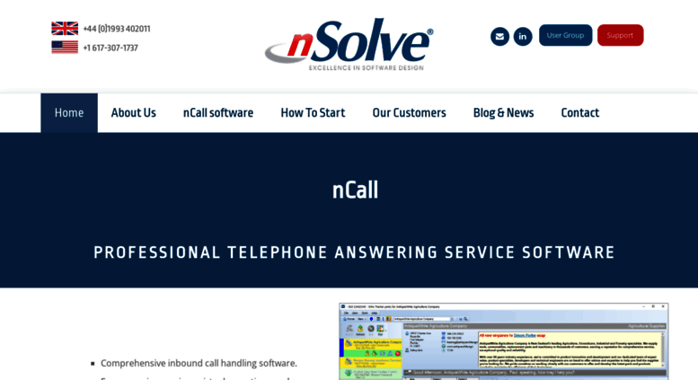 Access Nsolve Com Nsolve Telephone Call Answering Service Software