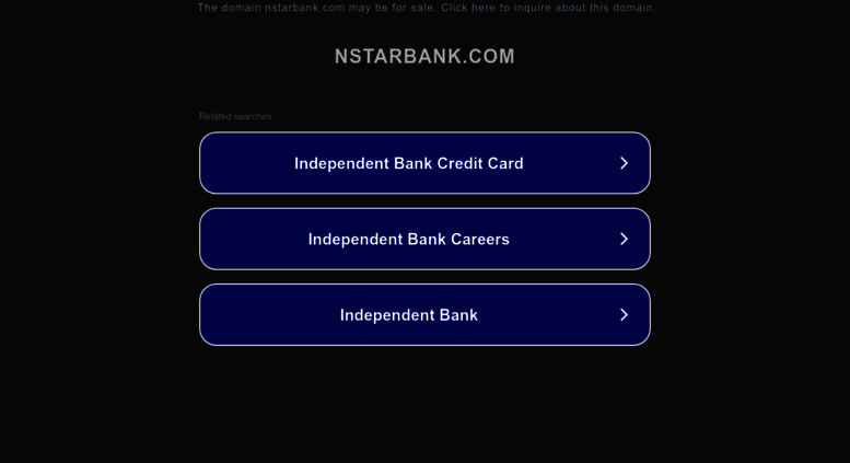Access Nstarbank Com Independent Bank Personal And Business