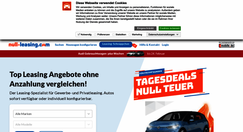 Access Null Leasing Com Leasing Ohne Anzahlung Neuwagen
