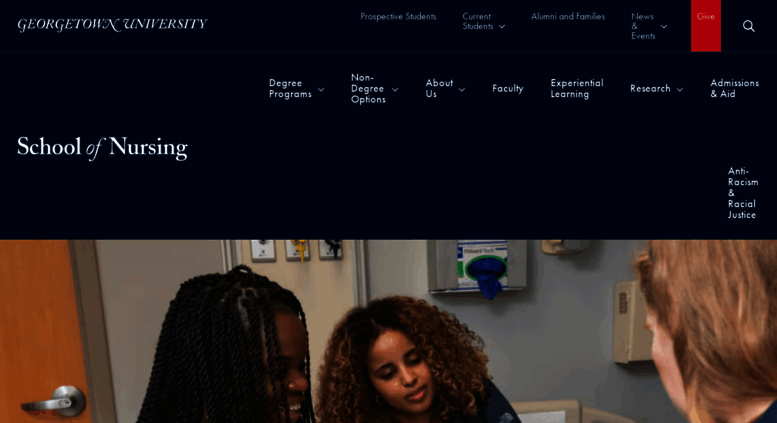 Access Nursing Georgetown Edu Georgetown Nursing School Of