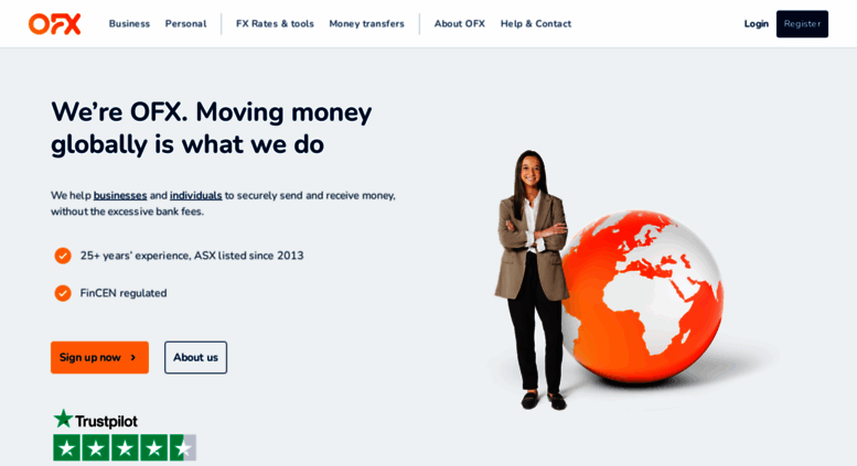 Access Nzforex Co Nz Ofx International Money Transfers Currency Nzforex Co Nz Screenshot
