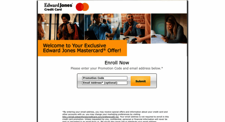 Access offer.edwardjonescreditcard.com. Credit Card Offer - offer