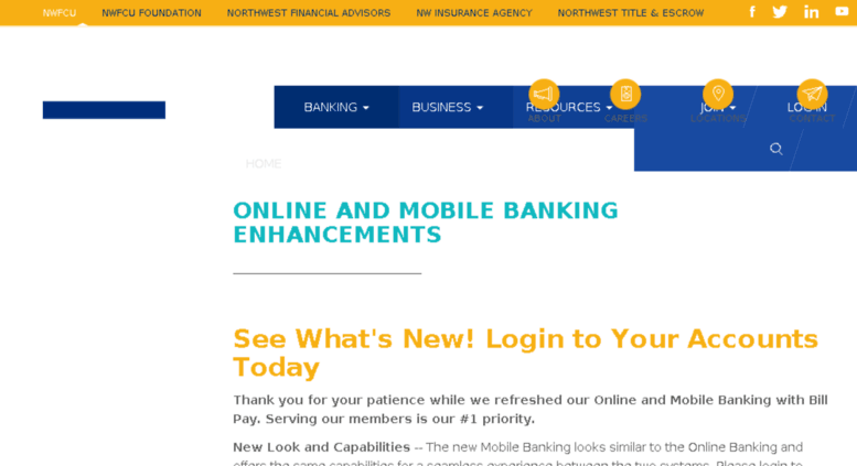 Northwest Federal Credit Union Login >> Access Onlinebanking Nwfcu Org Online And Mobile Banking Northwest Federal Credit Union Login >> Access Onlinebanking Nwfcu Org Online And Mobile Banking