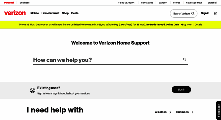 access onlinehelp verizon net tv phone internet billing verizon internet technical support