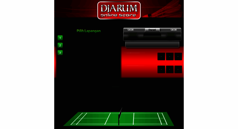 online score badminton