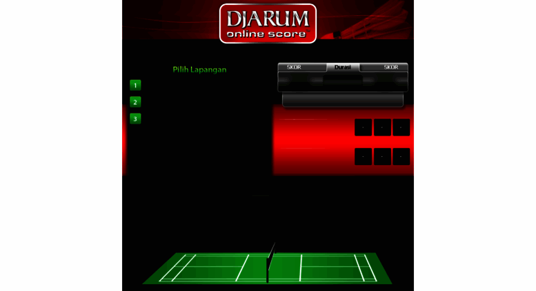 online badminton score