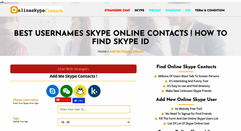 Skype id female online