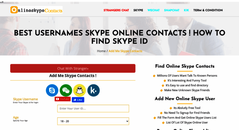 Skype add contacts me Best Usernames