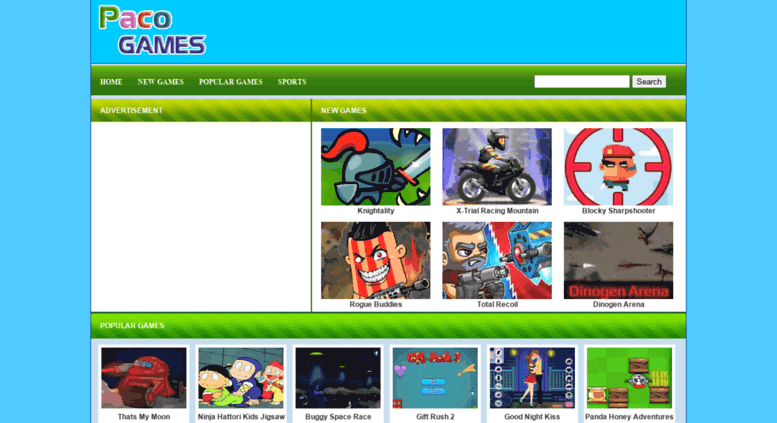 Access Pacogames.net. Paco Games - Free Online Games