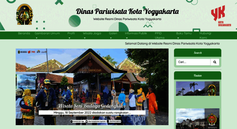 access pariwisata jogjakota go id dinas pariwisata kota yogyakarta accessify