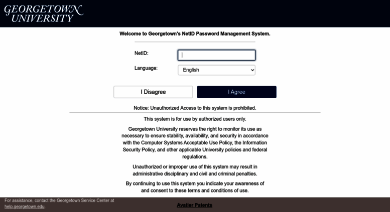 Access Password Georgetown Edu Password Station Client