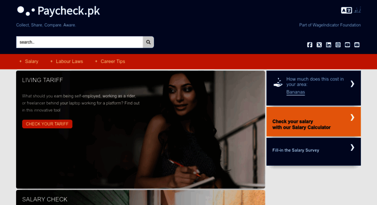Access Paycheck Pk Income Calculator Minimum Wage Labour Laws