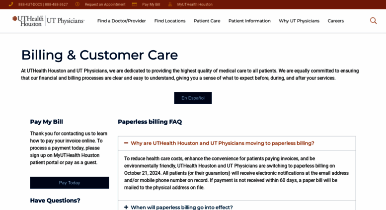 ut physicians online bill pay