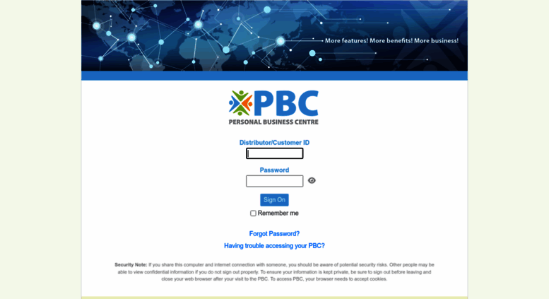 Access pbc.lifestyles.net. PBC Sign On