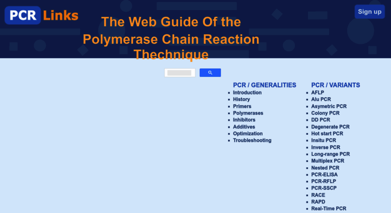 access pcrlinks com pcr links com the web guide of polymerase pcr technique
