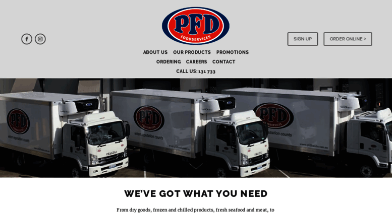 Access Pfdfoods Com Au Pfd Food Services Deliver Fresh And Frozen