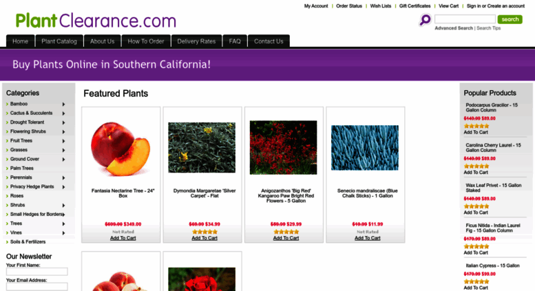 Access Plantclearance Plants Fruit Trees Nursery Plantclearance Screenshot