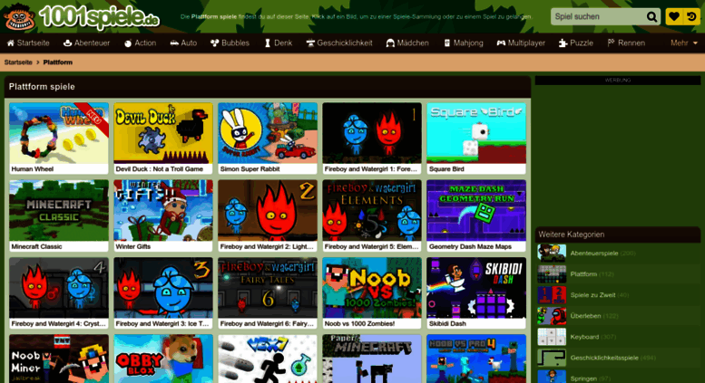 Plattform Spiele Plattform Spiele
